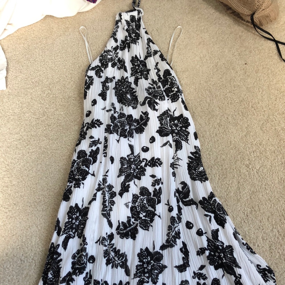 High neck dress